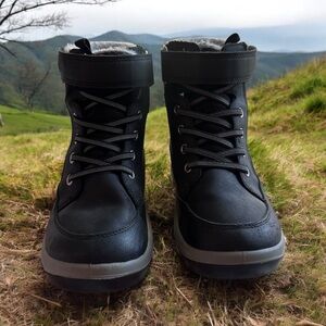 Kids Black Winter Boots